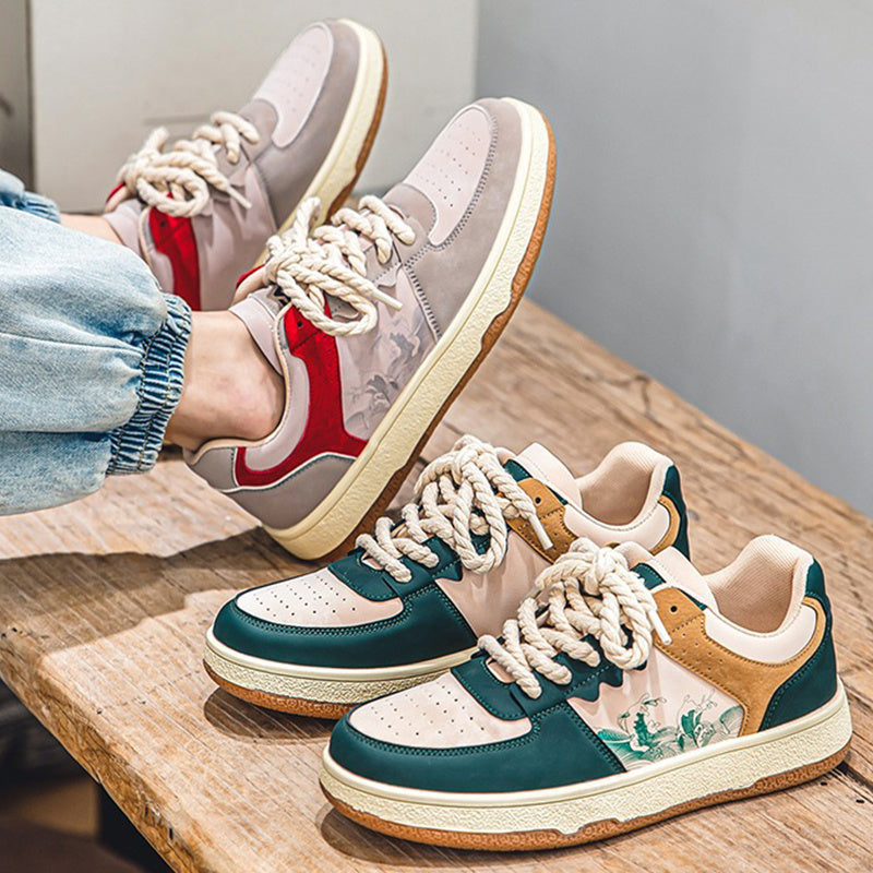 Thick-Sole Street Sneakers