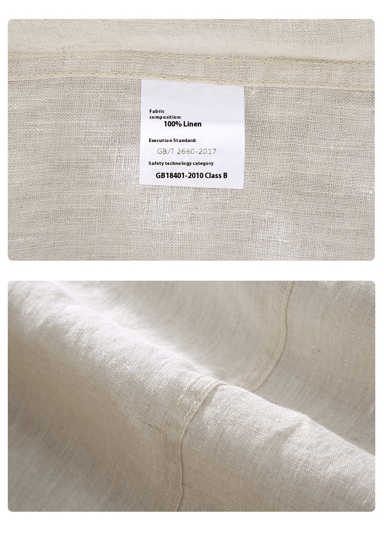 Linen Shirt Men's Long Sleeve Loose Thin Casual