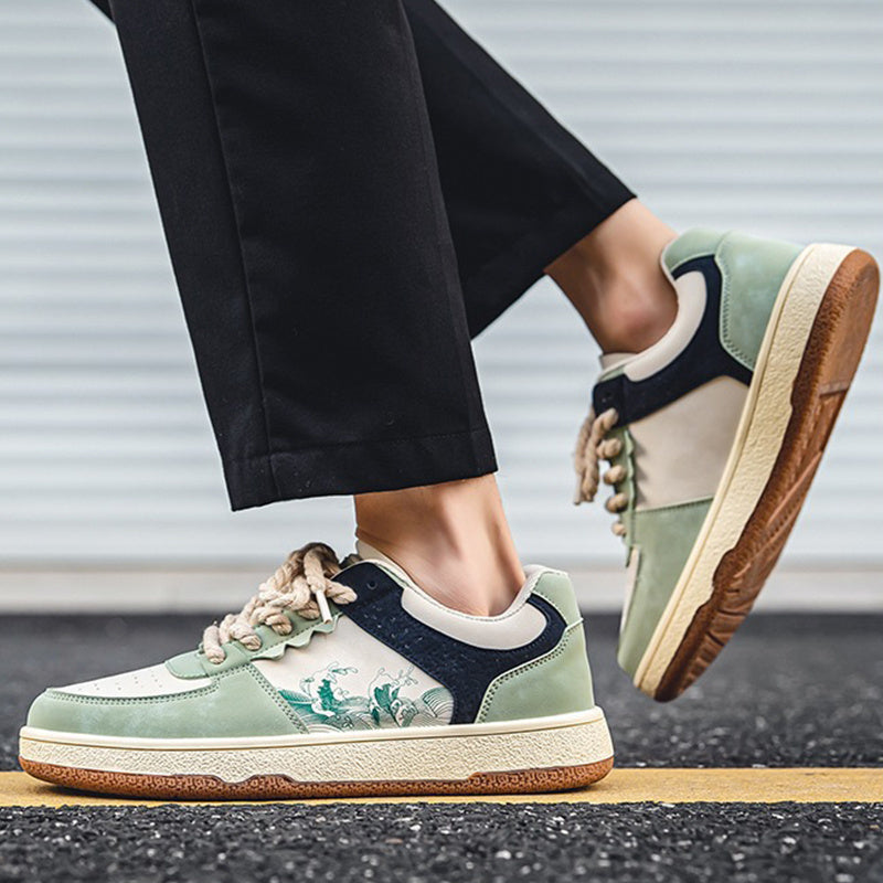 Thick-Sole Street Sneakers