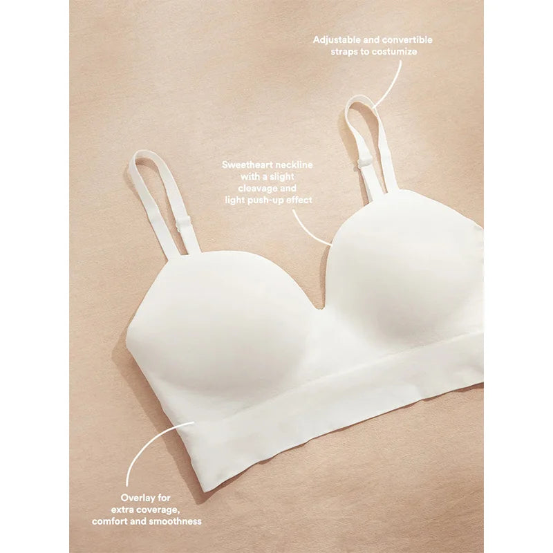 Sexy Fixed‑Cup Wireless Bra — Seamless, Supportive & Shot-Time Shaping