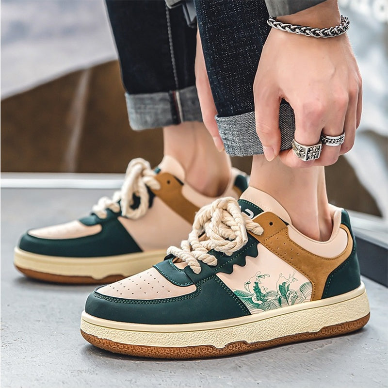 Thick-Sole Street Sneakers