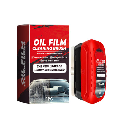 Car Glass Cleaner with Reusable Brush & Foam