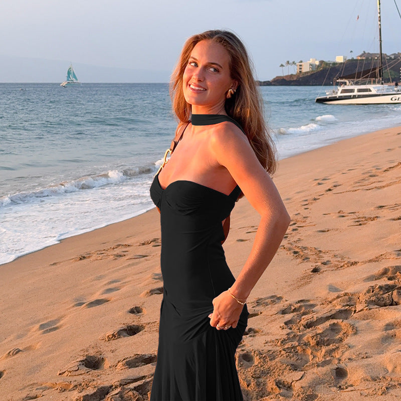 Beach Tube-Top Maxi Dress
