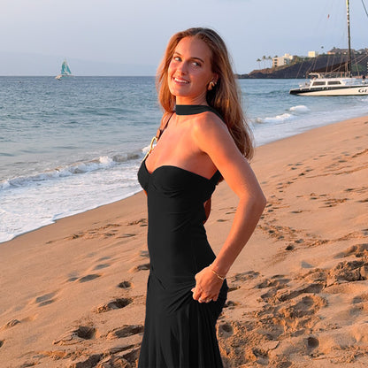 Beach Tube-Top Maxi Dress
