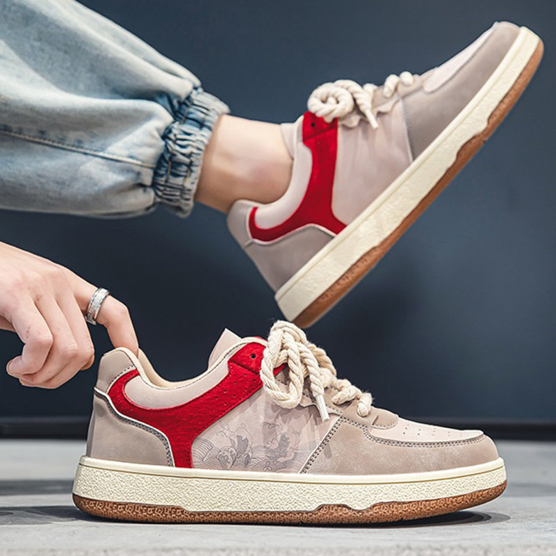 Thick-Sole Street Sneakers