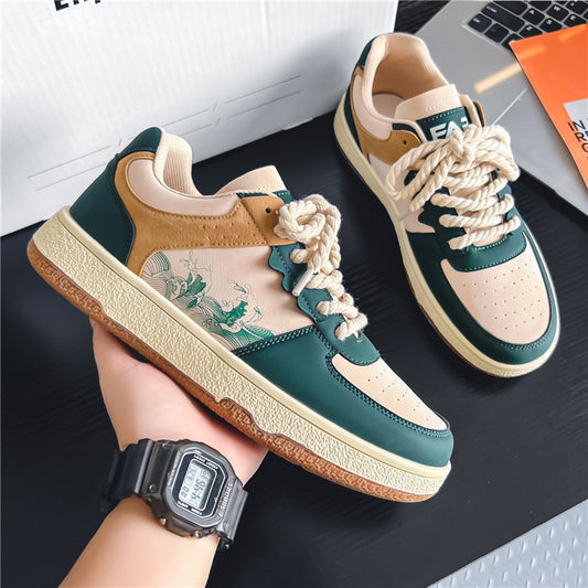 Thick-Sole Street Sneakers