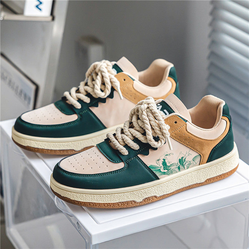 Thick-Sole Street Sneakers