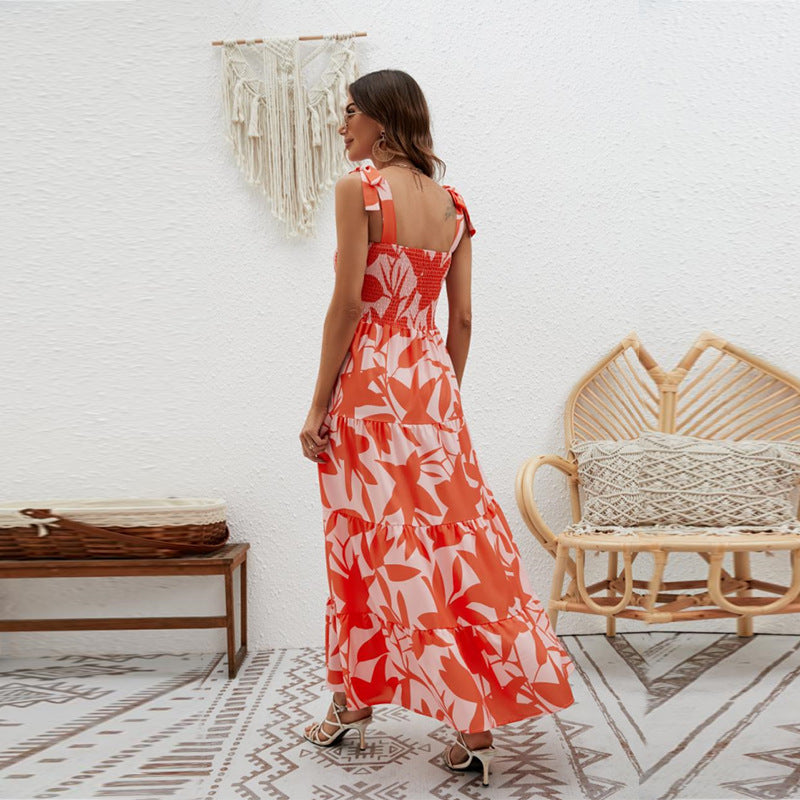 Hot-Girl Lace-Up Maxi