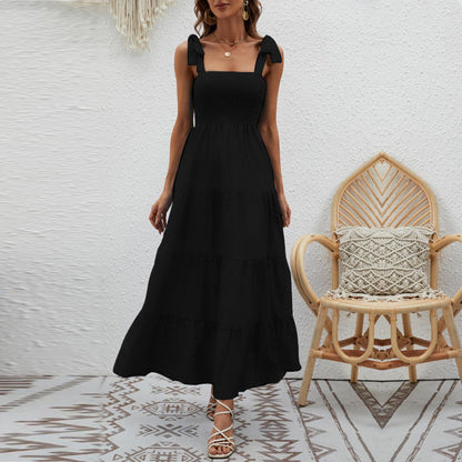 Hot-Girl Lace-Up Maxi
