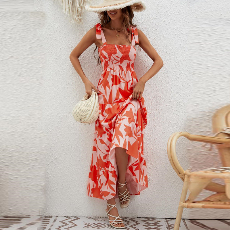Hot-Girl Lace-Up Maxi