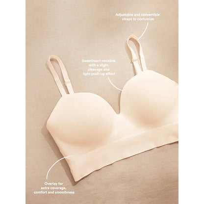 Sexy Fixed‑Cup Wireless Bra — Seamless, Supportive & Shot-Time Shaping