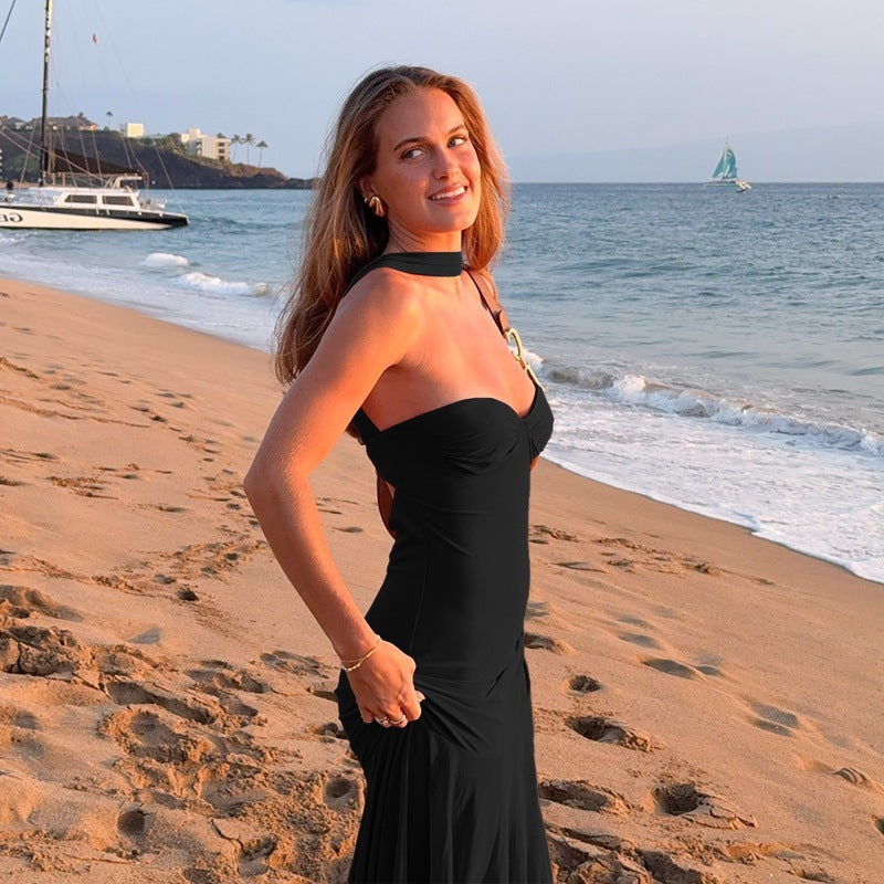 Beach Tube-Top Maxi Dress
