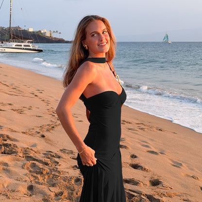 Beach Tube-Top Maxi Dress