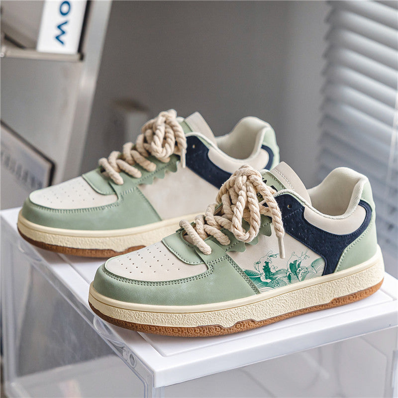 Thick-Sole Street Sneakers