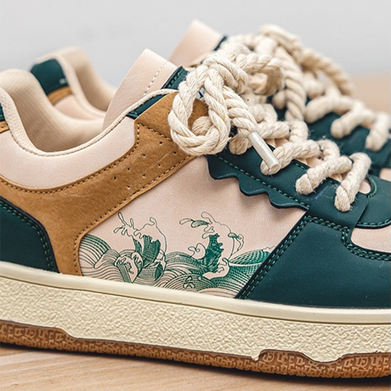 Thick-Sole Street Sneakers