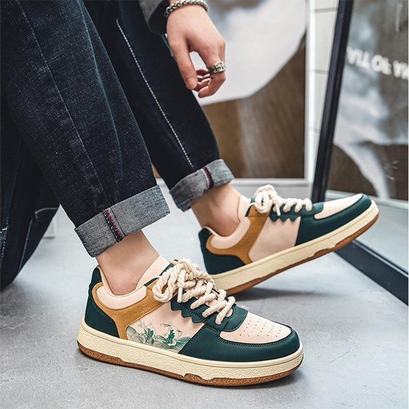 Thick-Sole Street Sneakers